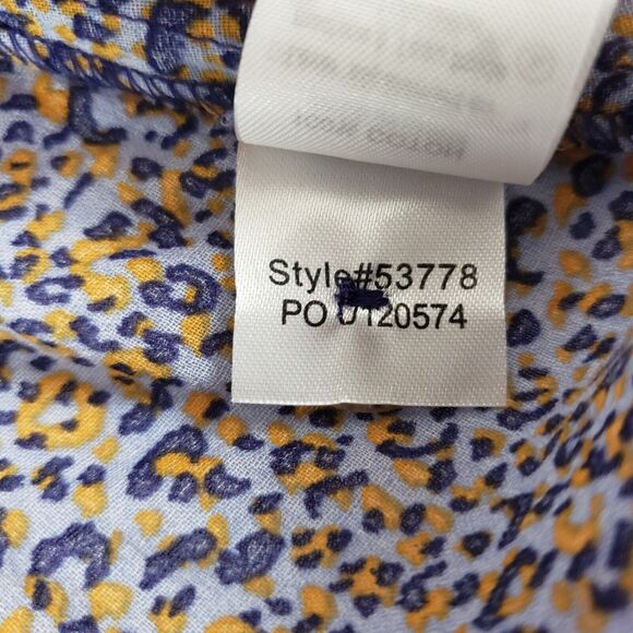 Seafolly SIZE XS Spahetti Strap Spirit Animal Print Button Front Midi Dress FLAW - Picture 8 of 13